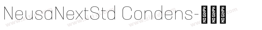NeusaNextStd Condens字体转换
